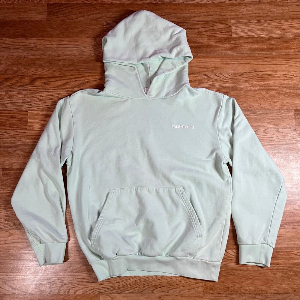 Talentless Mint Pullover Heavyweight‎ Hoodie Men’s Sz M Preowned